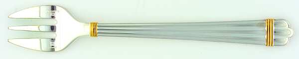 Aria Gold (Silverplate, Gold Accent) Cocktail/Seafood Fork