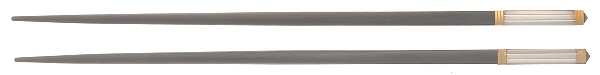 Aria Gold (Silverplate, Gold Accent) (Set of 2) Chopstick Set