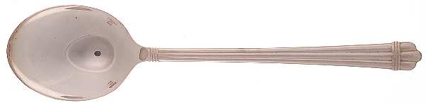 Aria Gold (Silverplate, Gold Accent) Solid Salad Serving Spoon
