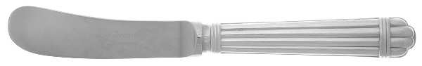 Aria (Silverplate, 1984) Butter Spreader Hollow Hdl-Paddle/Stainless Blade