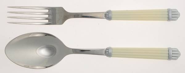 Aria-Ivory (Stainless) 2pc Serving Set