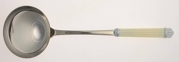 Aria-Ivory (Stainless) Solid Soup Ladle