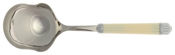 Aria-Ivory (Stainless) Boiled Potato/Vegetable Ladle