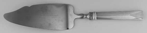 Atlantide (Silverplate) Pie & Cake Server with Stainless Blade