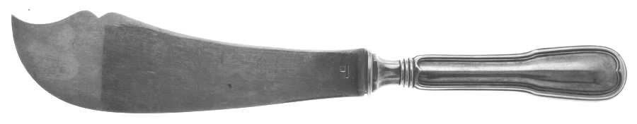 Chinon (Silverplate, 1862) Hollow Handle Fish Serving Knife, Silverplt Blade