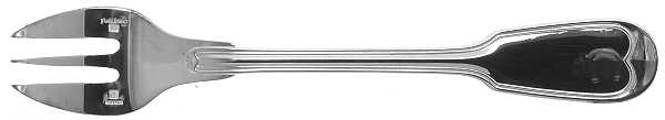 Chinon (Silverplate, 1862) Cocktail/Seafood Fork