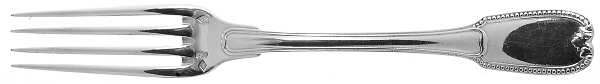 Joubert (Sterling, 1991) Individual Solid Fish Fork by Christofle France