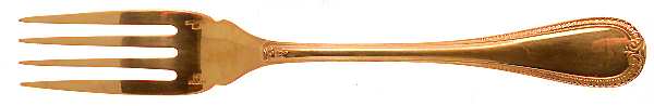 Malmaison-Gold (Gold Electroplate) Individual Solid Fish Fork