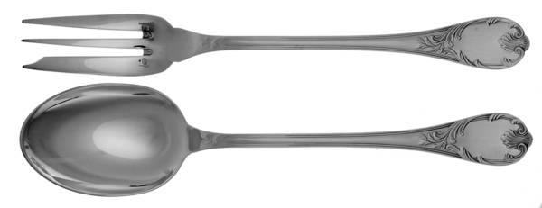Marly (Silverplate, Satin Handle) Solid Serving Set