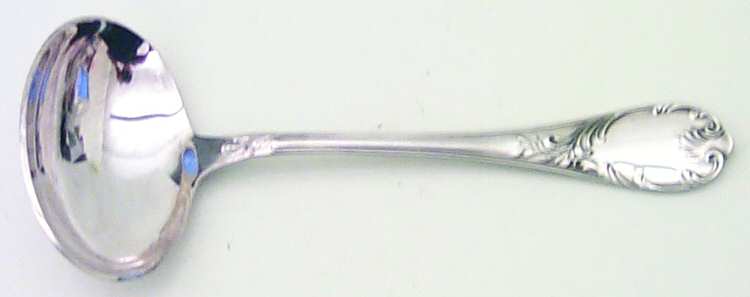 Marly (Silverplate, Satin Handle) Solid Gravy Ladle
