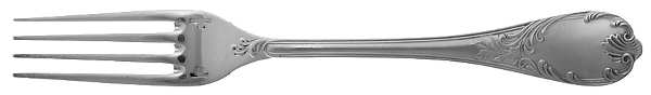 Marly (Silverplate, Satin Handle) Dessert Fork
