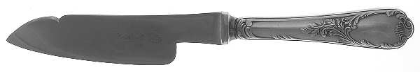 Marly (Silverplate, Satin Handle) Cheese Knife with Stainless Blade