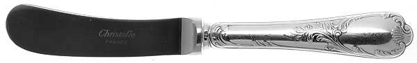 Marly (Silverplate, Satin Handle) Butter Spreader Hollow Hdl-Paddle/Stainless Blade