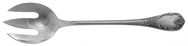 Marly (Silverplate, Satin Handle) Solid Salad Serving Fork