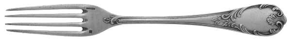 Marly (Silverplate, Satin Handle) Dessert Fork