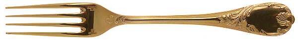Marly (Gold Electroplate) Dessert Fork