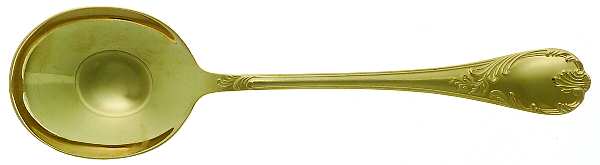 Marly (Gold Electroplate) Round Bowl Soup Spoon (Cream Soup)