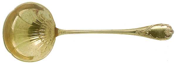Marly (Gold Electroplate) Boiled Potato Ladle, Solid Piece