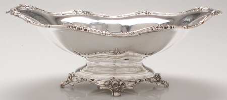 Silverplate Hollowware Oval Footed Centerpiece