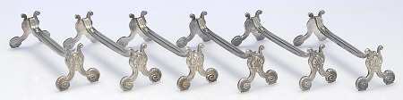 Silverplate Hollowware Knife Rest - Set of 6