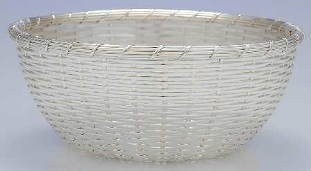 Silverplate Hollowware 8" Fruit Serving Bowl