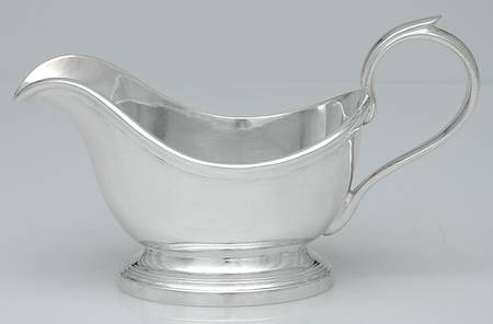 Silverplate Hollowware Gravy Boat