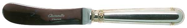 Oceana Gold (Silverplate) Butter Spreader Hollow Hdl-Paddle/Stainless Blade