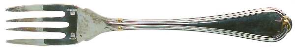 Oceana Gold (Silverplate) Individual Solid Fish Fork