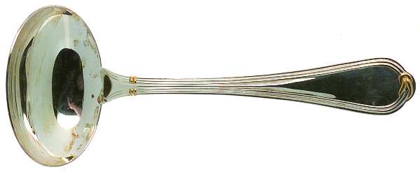 Oceana Gold (Silverplate) Solid Gravy Ladle