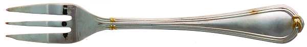Oceana Gold (Silverplate) Pastry Fork