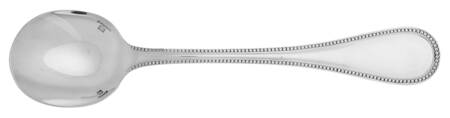 Perles (Silverplate, 1890) Round Bowl Soup Spoon (Cream Soup) HC
