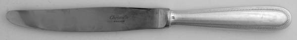 Perles (Silverplate, 1890) Monogram Modern Hollow Knife