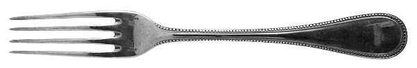 Perles (Silverplate, 1890) Fork