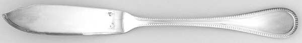 Perles (Silverplate, 1890) Individual Solid Fish Knife