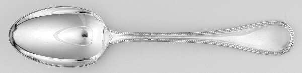 Perles (Silverplate, 1890) European Place/Oval Soup Spoon