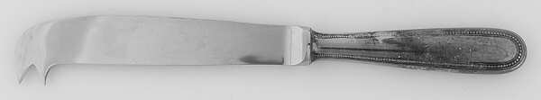 Perles (Silverplate, 1890) Cheese Knife with Stainless Blade