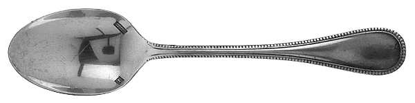 Perles (Silverplate, 1890) Demitasse Spoon
