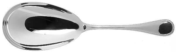 Perles (Silverplate, 1890) Solid Rice/Potato Spoon by Christofle France