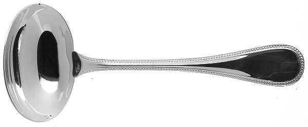 Perles (Silverplate, 1890) Solid Gravy Ladle