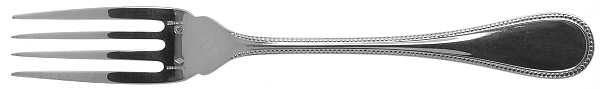 Perles (Sterling) Individual Solid Fish Fork