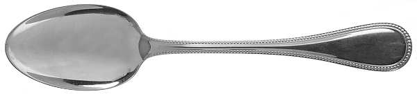 Perles (Sterling) European Place/Oval Soup Spoon