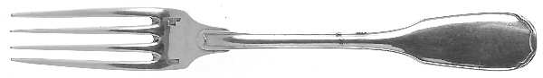 Plunir (Silverplate) Dessert Fork