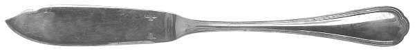 Spatours (Silverplate, 1862, No Monograms) Individual Solid Fish Knife