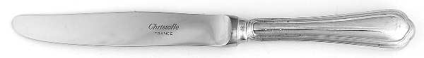 Spatours (Silverplate, 1862, No Monograms) Dessert Knife with Stainless Blade
