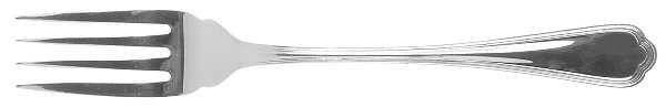 Spatours (Silverplate, 1862, No Monograms) Individual Solid Fish Fork