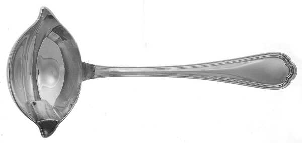 Spatours (Silverplate, 1862, No Monograms) Solid Fat & Lean Gravy Ladle