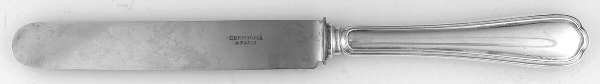 Spatours (Silverplate, 1862, No Monograms) Blunt Hollow Knife