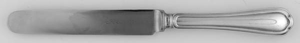 Spatours (Silverplate, 1862, No Monograms) Knife-Dessert/Stainless Blade