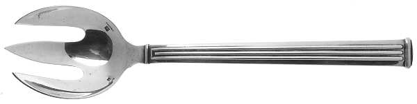 Triade (Silverplate) Solid Salad Serving Fork