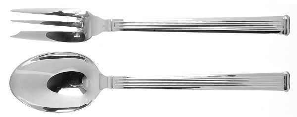 Triade (Silverplate) Solid Serving Set by Christofle France